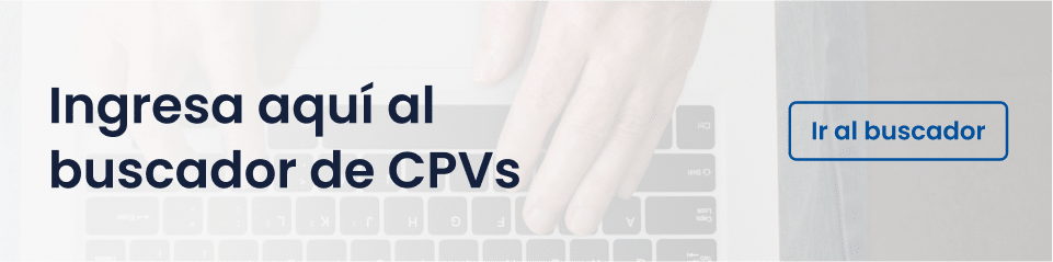 Buscador de CPVs en contratación pública