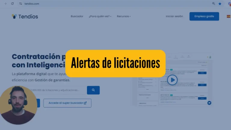 Cómo recibir alertas de licitaciones y no perder oportunidades con Tendios