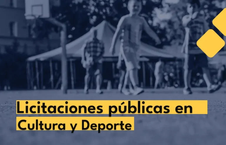 Últimas Licitaciones Públicas en el Sector de Cultura y Deporte