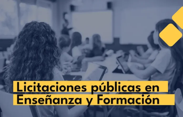 Últimas Licitaciones Públicas en el Sector de Enseñanza y Formación en España