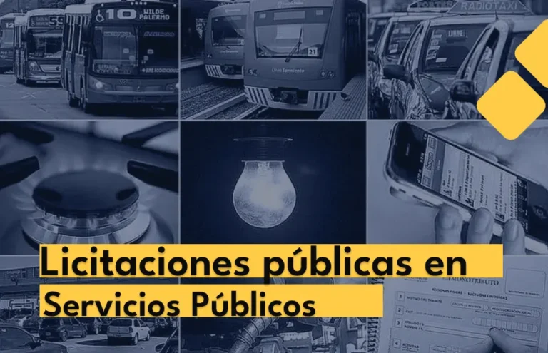 Últimas Licitaciones Públicas en el Sector de Servicios Públicos